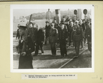 General Sikorski's body is being carried in the bow of the ship in Gibraltar.