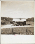 Type of house which is being replaced by new well-built farmsteads of Palmerdale, Alabama