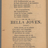 La Primavera. 33a. Coleccion de Canciones Modernas para 1896