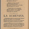 La Primavera. 33a. Coleccion de Canciones Modernas para 1896