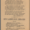 La Primavera. 33a. Coleccion de Canciones Modernas para 1896