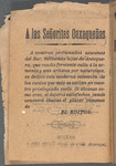 Cantos de Antequera. Nueva Coleccion de Canciones Modernas para el Año de 1903