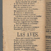 El Pajarillo Errante. Nueva Coleccion de Canciones Modernas para el Presente Año de 1905