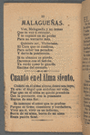 El Pajarillo Errante. Nueva Coleccion de Canciones Modernas para el Presente Año de 1905