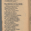 El Pajarillo Errante. Nueva Coleccion de Canciones Modernas para el Presente Año de 1905