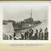 General Sikorski's funeral. Destroyer "Orkan" sailing to Britain.