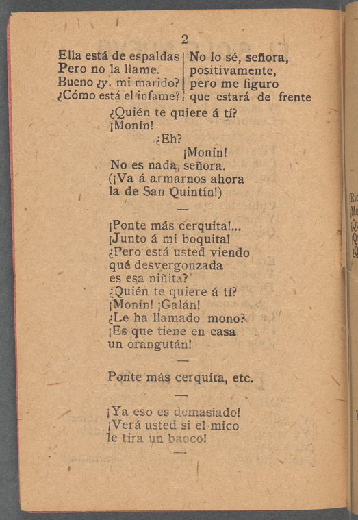 La Diva Mexicana. Segundo Cuaderno - NYPL Digital Collections