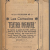 Teatro Infantil. Coleccion de Comedias para Representarse por Niños ó Titeres. Por Josefita.