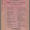 Teatro Infantil. Coleccion de Comedias para Representarse por Niños ó Titeres. Los Celos del Negro con Don Folias.