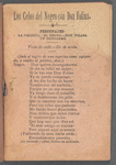 Teatro Infantil. Coleccion de Comedias para Representarse por Niños ó Titeres. Los Celos del Negro con Don Folias.