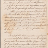 William Cullen to Mrs. Porter, autograph letter signed