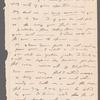 Selina Davenport to Jane Porter, letter signed (copy)