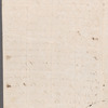 Susannah Gunning to Jane Porter, autograph letter signed