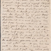 Jane Porter to Mary Robinson, autograph letter (draft)