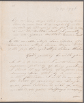 Johann Friedrich Runckel to Jane Porter, autograph letter signed