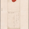 Johann Friedrich Runckel to Jane Porter, autograph letter signed