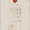 Johann Friedrich Runckel to Jane Porter, autograph letter signed