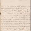 [Diana Elizabeth Porter?] to Miss M. Rawlinson, autograph letter signed