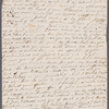 Katherine Caulfield to Jane Porter, autograph letter signed