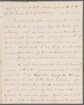 Edmund Burke to Frederick I, King of Württemberg, letter (copy)