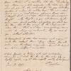 Peter L. Courtier to Jane Porter, autograph letter signed (fragment?) and verse