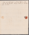 Peter L. Courtier to Jane Porter, autograph letter signed (fragment?) and verse