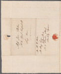 Peter L. Courtier to Jane Porter, autograph letter signed (fragment?) and verse