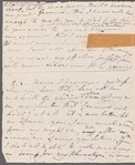 Wade Caulfield to Jane Porter, autograph letter signed
