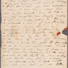 Mrs. Porter to "My dear Sir," autograph letter (draft)