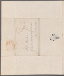 Susannah Gunning to Jane Porter, autograph letter signed
