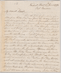 "Ned Nonesuch" to Jane Porter, autograph letter signed
