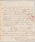 "Ned Nonesuch" to Jane Porter, autograph letter signed