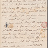 D. R. to Anna Maria Porter, autograph letter signed