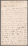 Elizabeth Gunning to Porter sisters, autograph letter signed