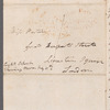 Elizabeth Gunning to Porter sisters, autograph letter signed