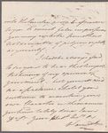 Henry Richard Greville, Lord Warwick to Robert Ker Porter, autograph letter signed