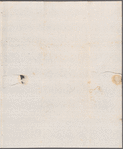 Mary Robinson to Miss Porter, autograph letter signed