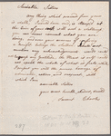 Charles De Fortiere to Porter sisters, autograph letter signed