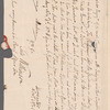 Tate Wilkinson to Mrs. Porter, autograph letter signed