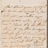 Marie Thérèse Kemble to Jane Porter, autograph letter signed