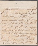 Marie Thérèse Kemble to Jane Porter, autograph letter signed