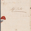 Marie Thérèse Kemble to Jane Porter, autograph letter signed
