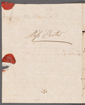 Marie Thérèse Kemble to Jane Porter, autograph letter signed