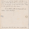 Peter L. Courtier to Jane Porter, autograph letter signed