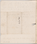 Peter L. Courtier to Jane Porter, autograph letter signed