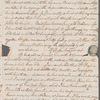 M. Lonsdale to Mrs. Porter, autograph letter signed