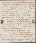 M. Lonsdale to Mrs. Porter, autograph letter signed