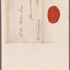 Prince Frederick Augustus, Duke of York and Albany to Robert Ker Porter, autograph letter third person