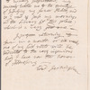 Edward Jerningham to Miss Porter, autograph letter signed + autograph note