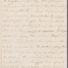 Charles William Doyle to Miss Porter, autograph letter signed